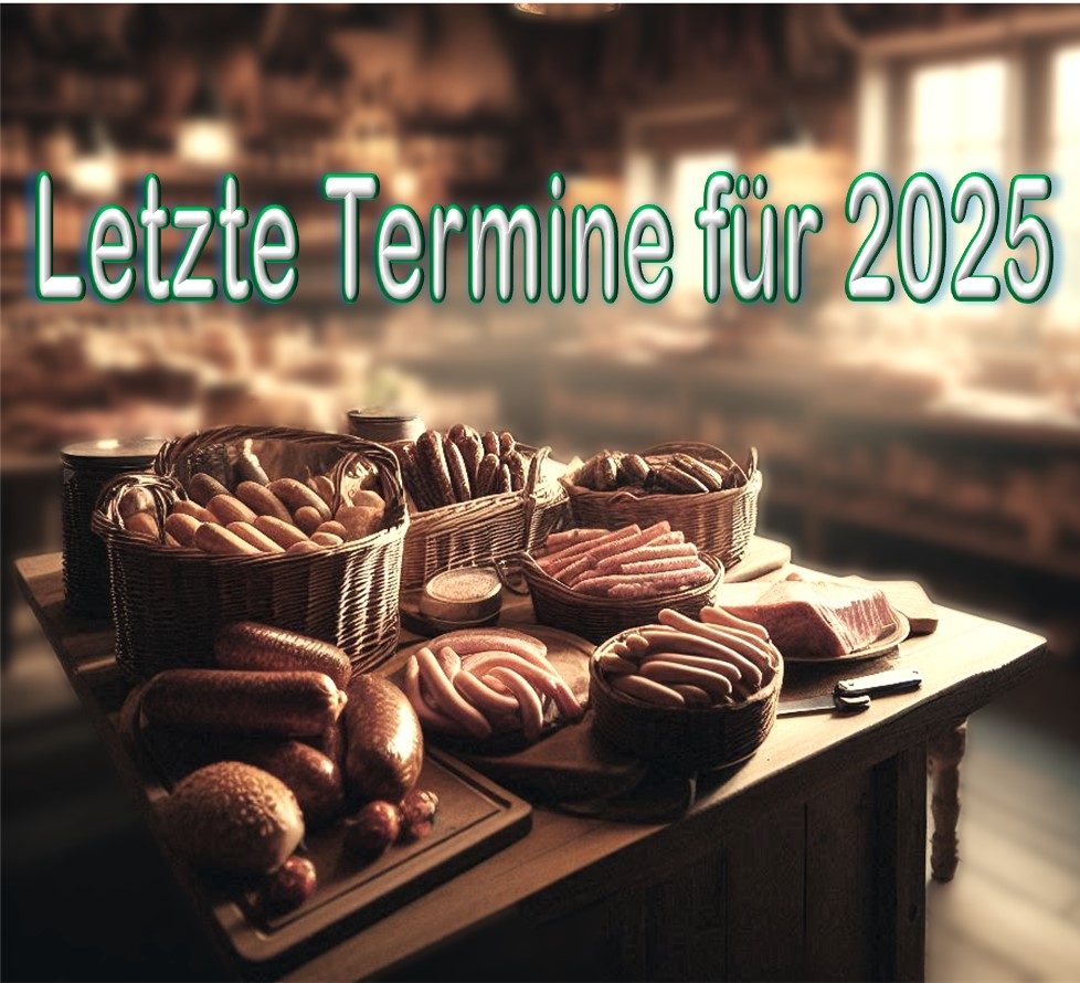 Letzte Termine für 2025
